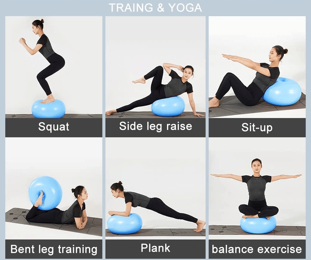 ลูกบอลทรงโดนัท ABLOOM 0160028018019 สีฟ้า